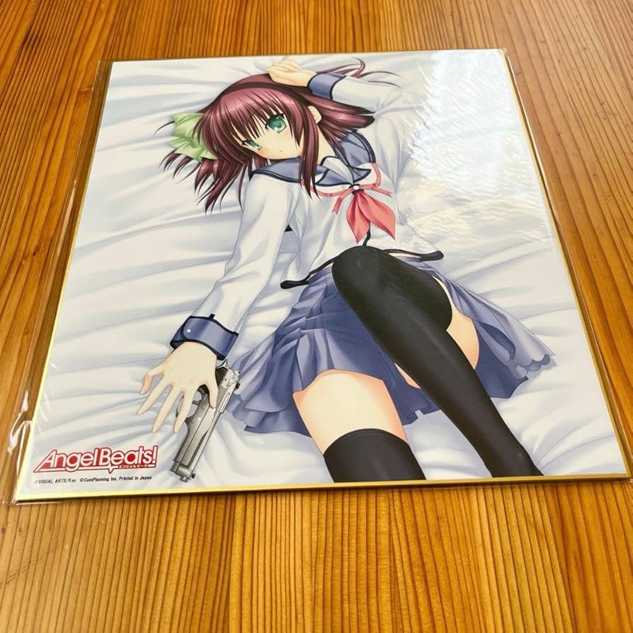 Amazon.co.jp: エンジェルビーツ 色紙 仲村ゆり JQ : 文房具